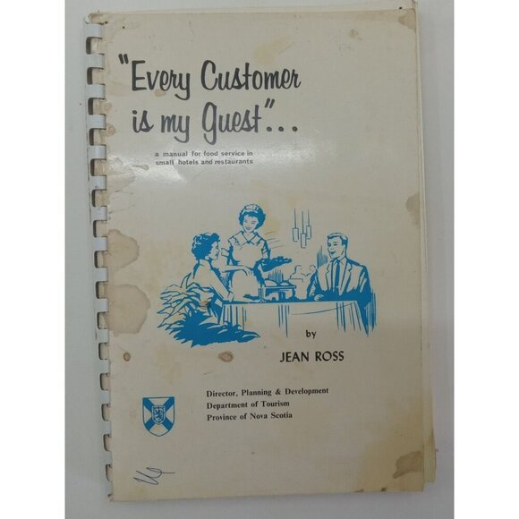 Every Customer Is My Guest – Vintage Manual, Restaurant Service - Picture 1 of 5